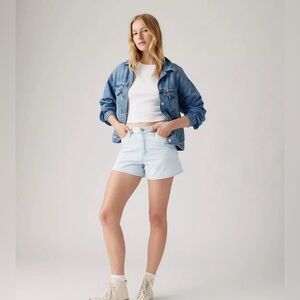 Levi’s High-Waisted Wide Leg Shorts